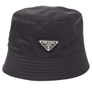 Prada Black Re-Nylon Bucket Hat M